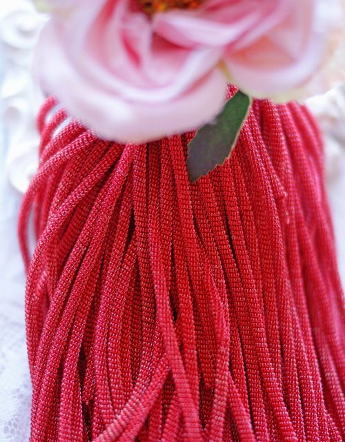 Red Carrot color Double twisted wire 20 gr