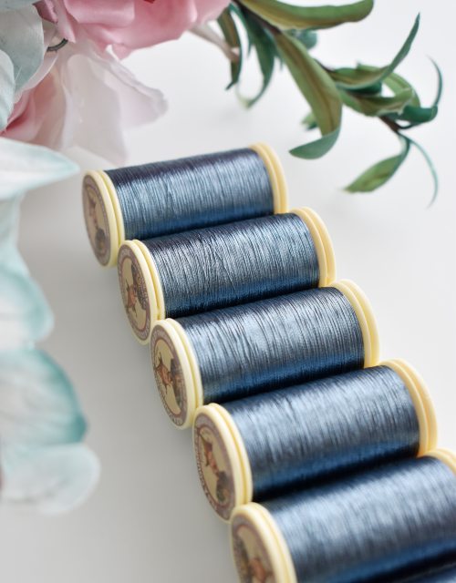 Sajou Metallic Thread Blue Grey color 190