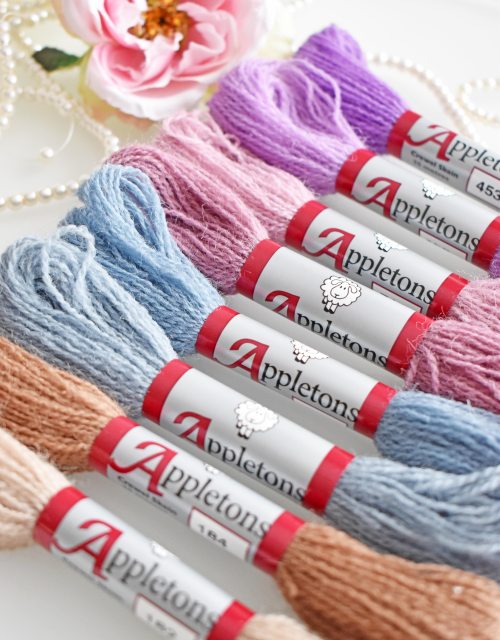 Appleton Crewel 2ply skeins Vintage colors