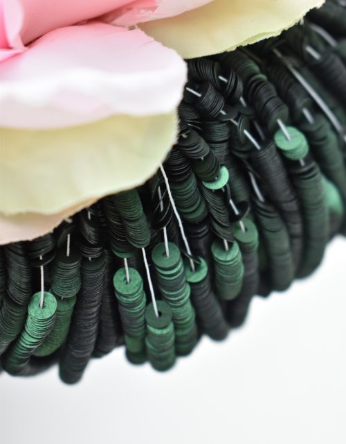 Satinati Mat Dark Green color Flat 4mm